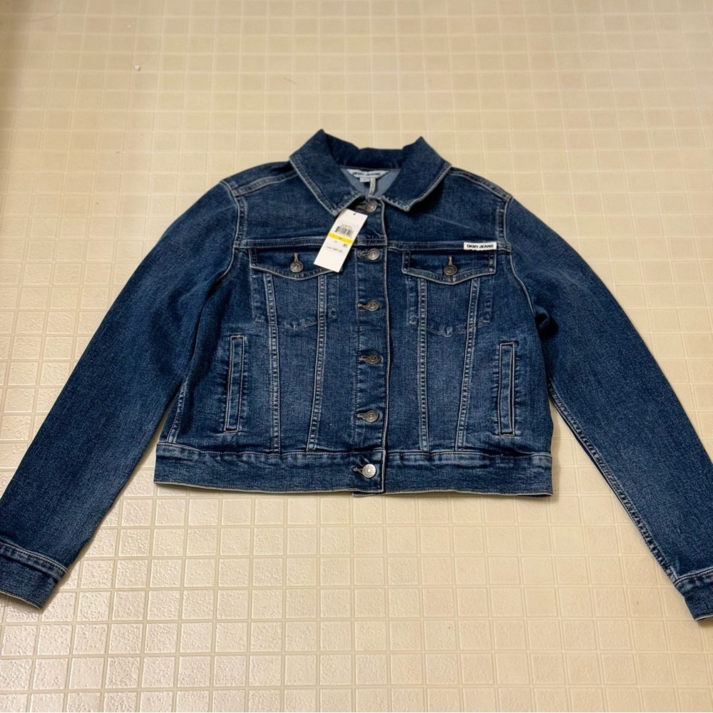 DKNY Women’s Denim Jacket Size M - Picture 8 of 11